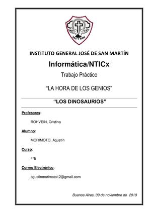 Investigación De Morimoto Agustín