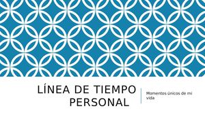Línea De Tiempo Personal