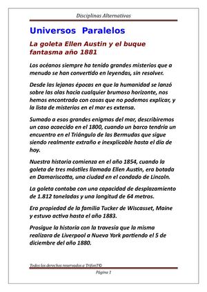 El Extraño Encuentro De La Goleta Ellen Austin