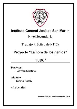 Judo - TORINO, Nataly