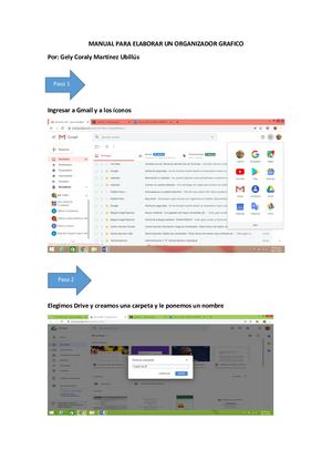 Manual Para Elaborar Un Organizador Grafico
