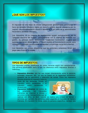 Qué Son Los Impuestos