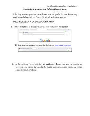 Manual Para Hacer Una Infografía En Canva