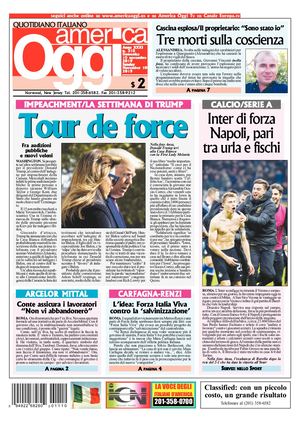 America Oggi 10 Novembre 2019