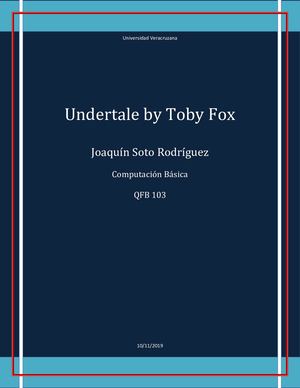 Revista Digital Undertale