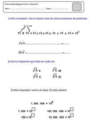 Prova Mates Potències