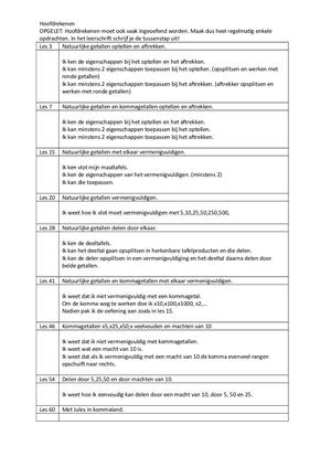 Leerschrift Hoofdrekenen