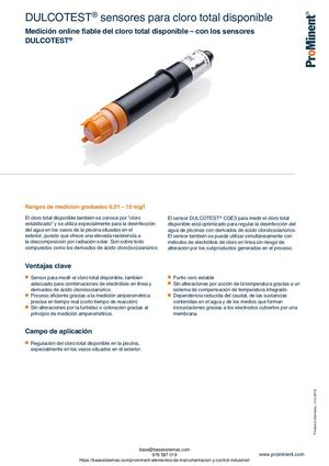 SENSOR CLORO LIBRE PROMINENT DULCOTEST