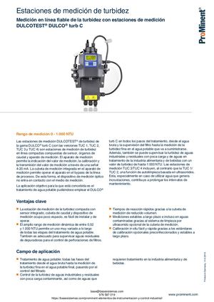 MEDIDOR TURBIDEZ PROMINENT DULCOTEST