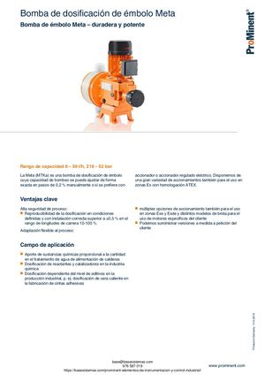 BOMBA DOSIFICADORA PROMINENT META