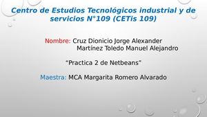 Calaméo - Practica 2 De Netbeans