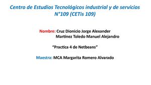 Calaméo - Practica 4 De Netbeans