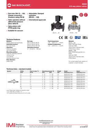 VALVULA PISTON BUSCHJOST 86500