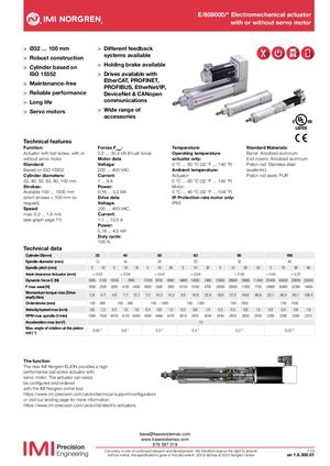 Actuador Electrico Norgren E809000