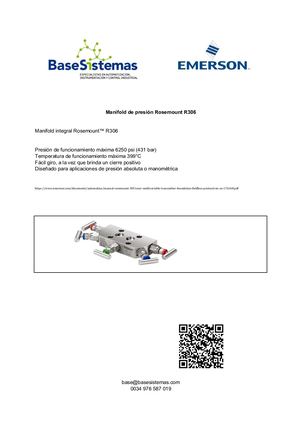 Calaméo - Manifold Presión Rosemount R306