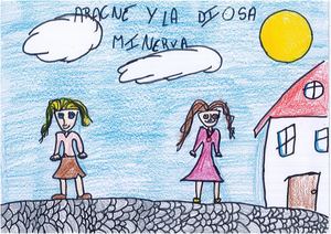 Aracne Y La Diosa Minerva