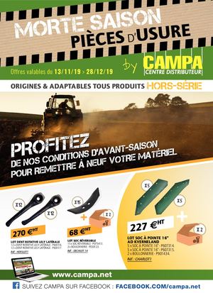 Campa Pieces Morte Saison 2019
