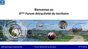 3e Forum de l'Attractivité