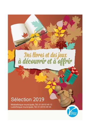 Sélection Livres Jeux 2019