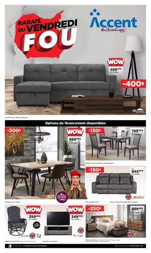 Vendredi fou - Circulaire Accent Meubles