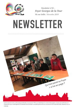 Newsletter 31 - Novembre 2019