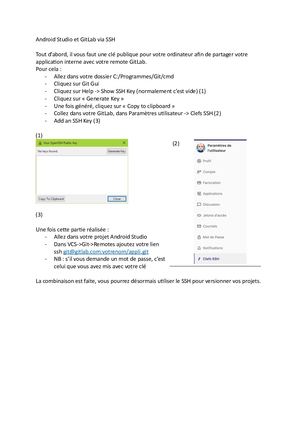 Android Studio Et Git Lab Via Ssh