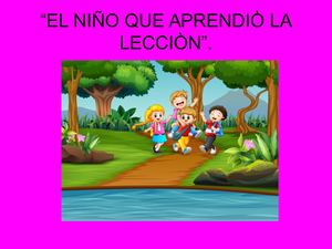 El Niño Que Aprendió La Lección (1)