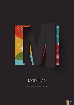 Catalogue stand modulaire