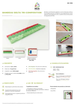 FCD16 - Bandeau Delta Tri Composition