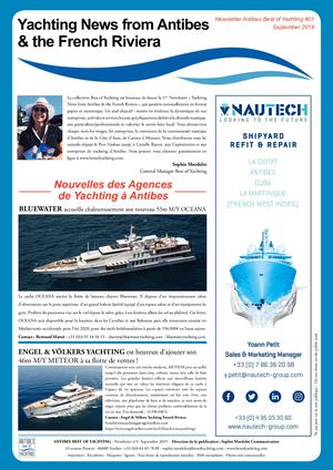 Newsletter #1 - YACHTING NEWS OF ANTIBES & THE FRENCH RIVIERA - French