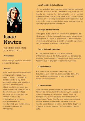 Biografía Newton