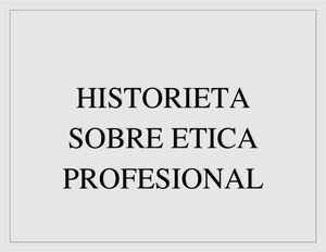 Historieta Etica Profesional