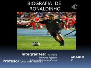 Biografia De Ronaldinho