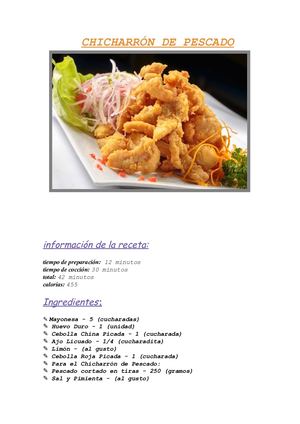 Chicharrón De Pescado