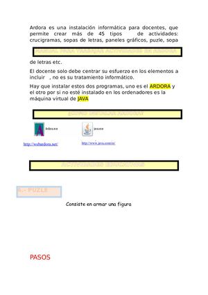 Manual Para Crear Aplicacion De Ardora