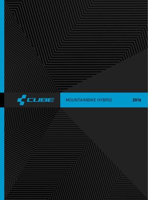 Catalogo Cube MTB e-bike 2016