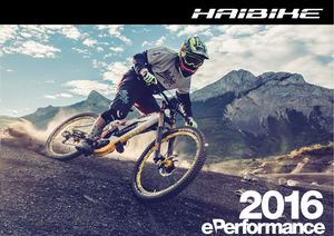 Catalogo Haibike e-bike 2016
