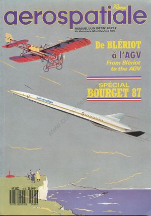 Aerospatiale Avion à Grande Vitesse AGV Concorde Juin 1987