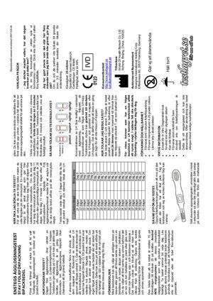 Agglossningstest Stav