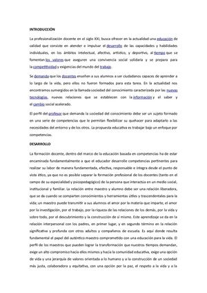 Perfil Del Docente Del Siglo Xxi