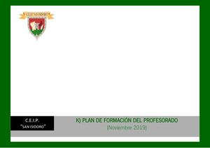 K) Plan De Formación 19 20