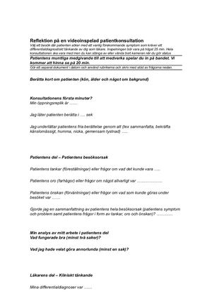 Reflektionsuppgift Vt 16 Docx