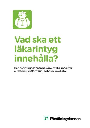 Lakarintyg Inneholl