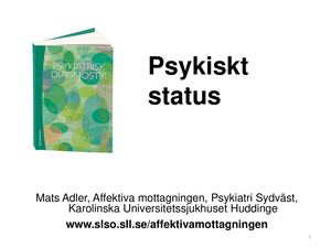 Psykiskt Status