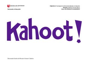 Tecnologia Trabajo Kahoot