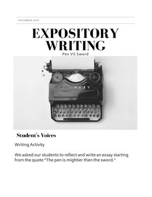 Essays The Pen Is Mightier Than The Sword