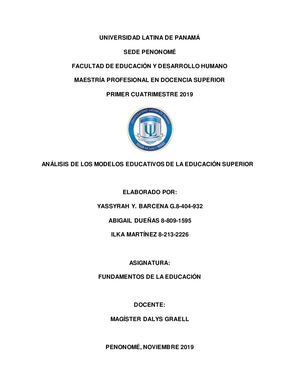 análisis de la Universidad De Panamá