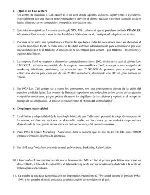 Historia De Un Call Center