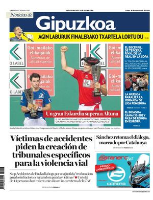 Noticias de Gipuzkoa 20191118