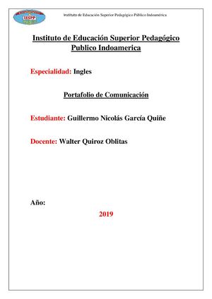 Portafolio Comunicacion Guillermo Nicolas